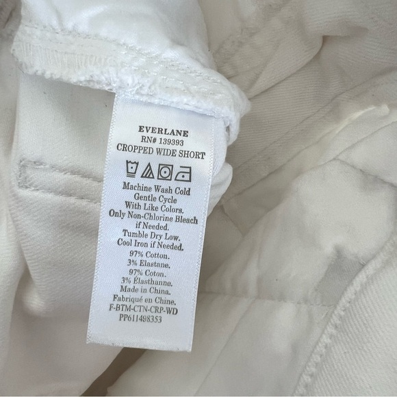 Everlane Women’s Cropped Wide Leg Short Jeans - Picture 13 of 16